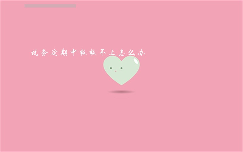 税务逾期申报报不上怎么办 税务逾期申报报不上怎么办