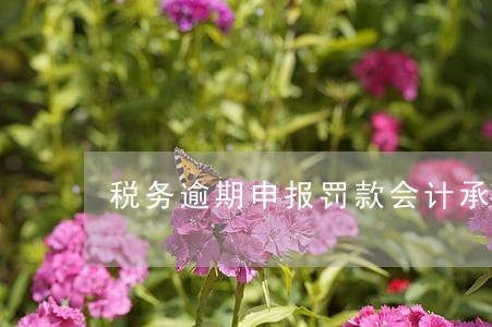税务逾期申报罚款会计承担 税务逾期申报罚款会计承担
