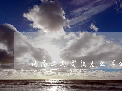 税局逾期罚款怎么算的 税局逾期罚款怎么算的