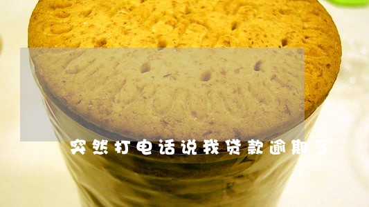 突然打电话说我贷款逾期了 突然打电话说我贷款逾期了