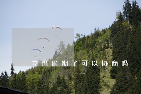 立借逾期了可以协商吗 立借逾期了可以协商吗