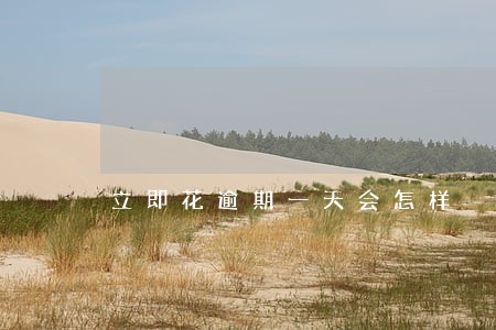立即花逾期一天会怎样 立即花逾期一天会怎样