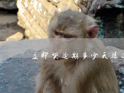 立即贷逾期多少天爆通讯录 立即贷逾期多少天爆通讯录