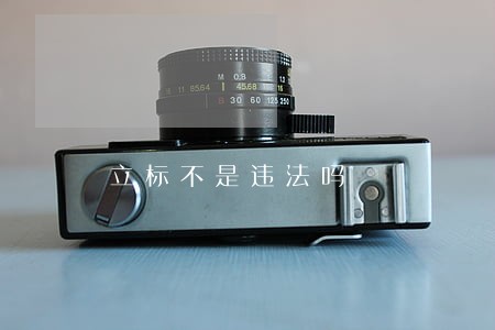 立标不是违法吗