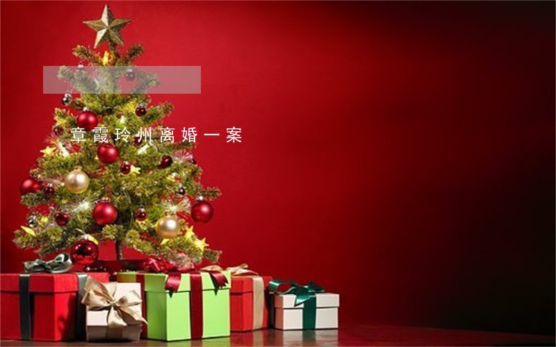 章霞玲州离婚一案