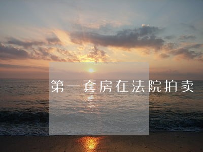 第一套房在法院拍卖 第一套房在法院拍卖