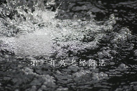 第一年先考经济法 第一年先考经济法