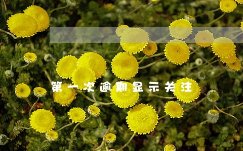 第一次逾期显示关注 第一次逾期显示关注