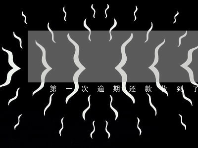 第一次逾期还款收到了催款的信息 第一次逾期还款收到了催款的信息