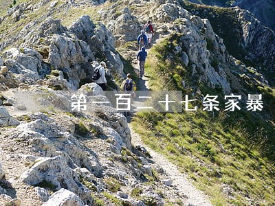第一百二十七条家暴 第一百二十七条家暴