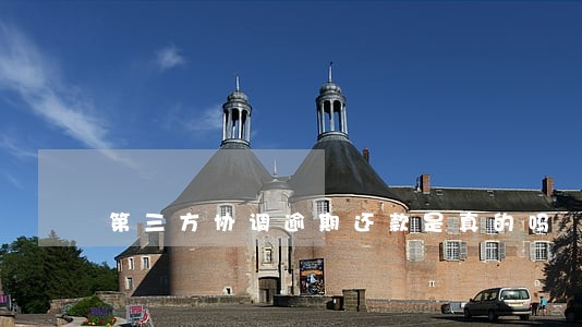 第三方协调逾期还款是真的吗 第三方协调逾期还款是真的吗