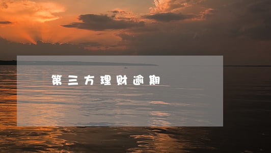 第三方理财逾期 第三方理财逾期