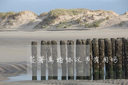 签署离婚协议书有用吗 签署离婚协议书有用吗