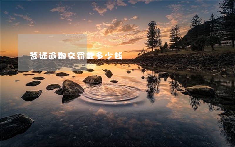 签证逾期交罚款多少钱 签证逾期交罚款多少钱