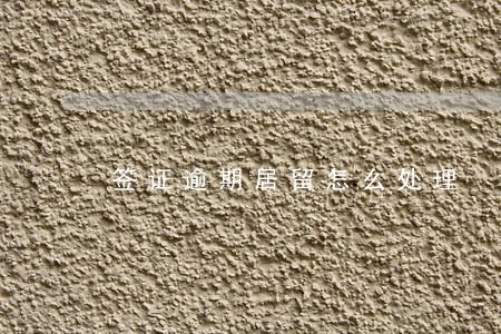 签证逾期居留怎么处理 签证逾期居留怎么处理