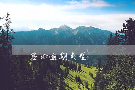 签证逾期类型 签证逾期类型