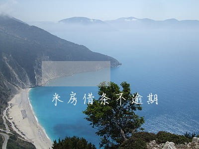 米房借条不逾期 米房借条不逾期