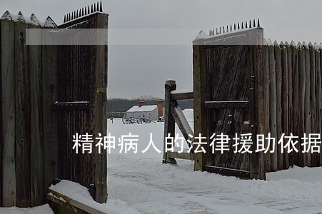 精神病人的法律援助依据 精神病人的法律援助依据