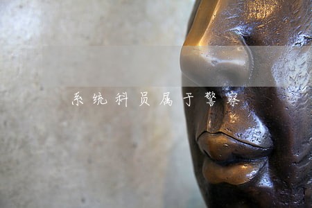 系统科员属于警察 系统科员属于警察
