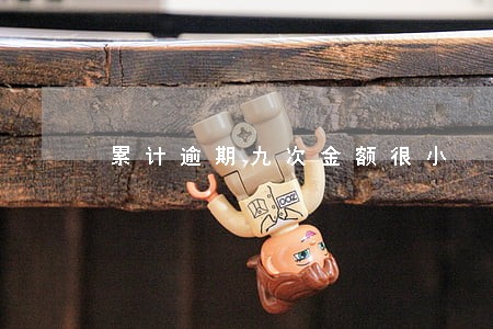 累计逾期九次金额很小 累计逾期九次金额很小