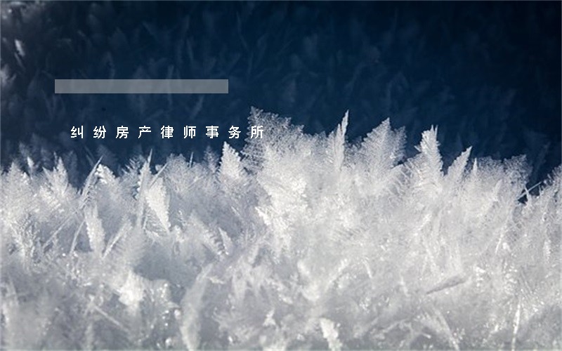 纠纷房产律师事务所 纠纷房产律师事务所