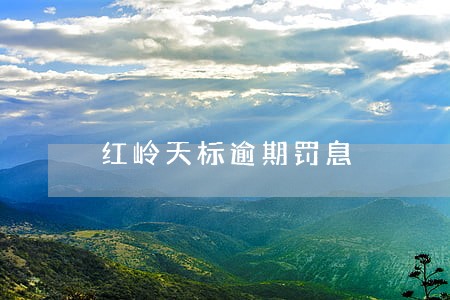 红岭天标逾期罚息 红岭天标逾期罚息