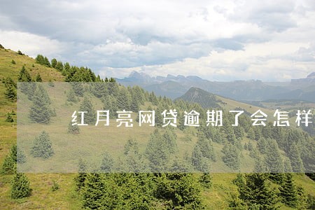 红月亮网贷逾期了会怎样