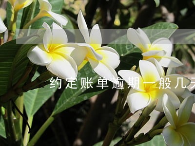 约定账单逾期一般几天 约定账单逾期一般几天