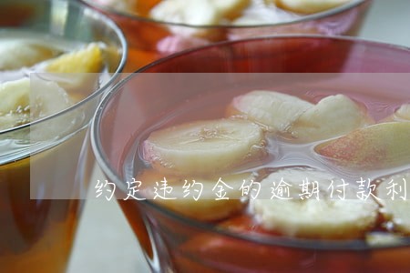 约定违约金的逾期付款利息 约定违约金的逾期付款利息
