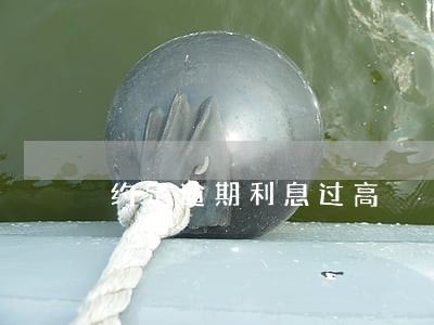 约定逾期利息过高 约定逾期利息过高