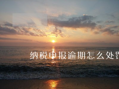 纳税申报逾期怎么处罚 纳税申报逾期怎么处罚