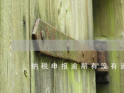 纳税申报逾期有没有通知 纳税申报逾期有没有通知