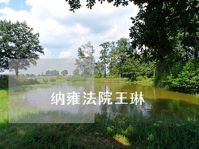 纳雍法院王琳 纳雍法院王琳