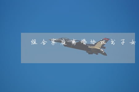 组合家庭离婚协议书子女 组合家庭离婚协议书子女