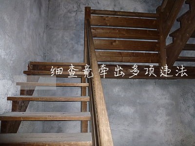 细查竟牵出多项违法 细查竟牵出多项违法