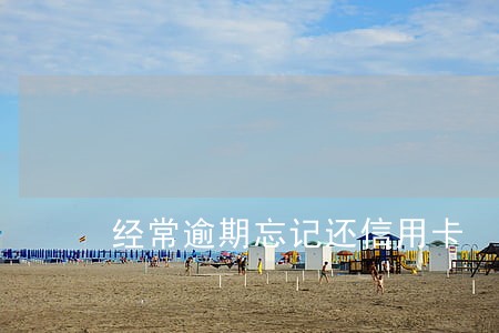 经常逾期忘记还信用卡