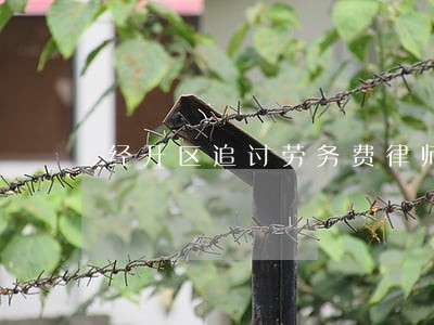 经开区追讨劳务费律师收费 经开区追讨劳务费律师收费