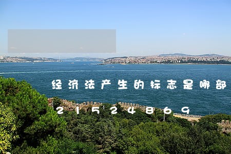 经济法产生的标志是哪部法律/2023021524869