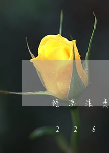 经济法责任有几种/2023021562226