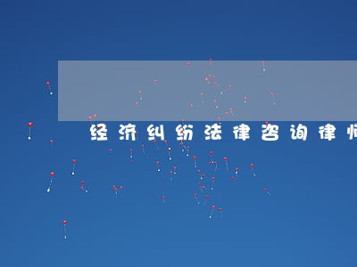 经济纠纷法律咨询律师 经济纠纷法律咨询律师