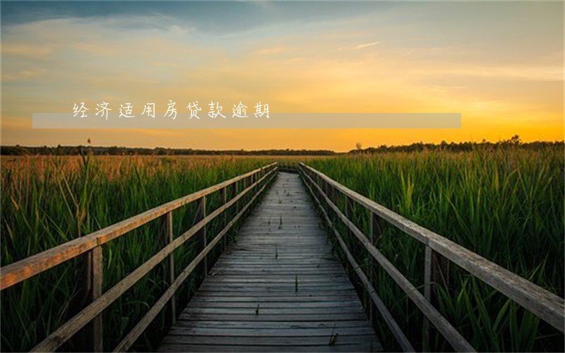 经济适用房贷款逾期 经济适用房贷款逾期