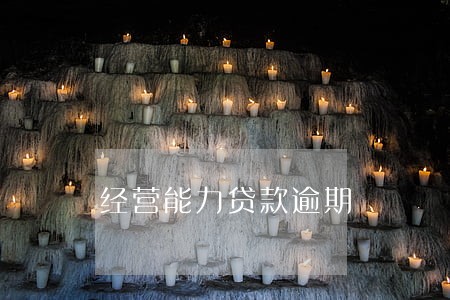 经营能力贷款逾期 经营能力贷款逾期