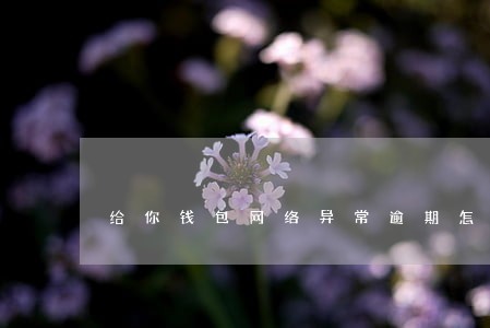 给你钱包网络异常逾期怎么办 给你钱包网络异常逾期怎么办