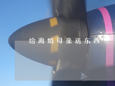 给离婚母亲送东西 给离婚母亲送东西