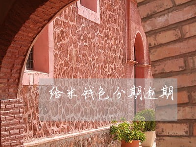 给米钱包分期逾期 给米钱包分期逾期
