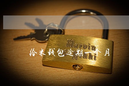 给米钱包逾期一个月 给米钱包逾期一个月