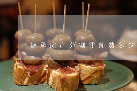 继承房产分割律师费多少相关问答 继承房产分割律师费多少相关问答