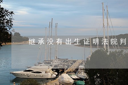继承没有出生证明法院判决 继承没有出生证明法院判决