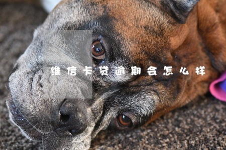 维信卡贷逾期会怎么样 维信卡贷逾期会怎么样