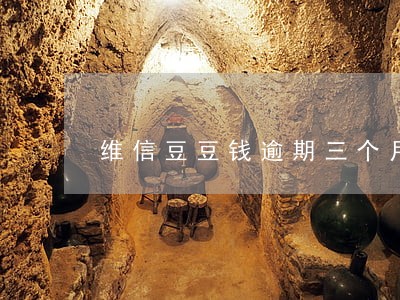 维信豆豆钱逾期三个月 维信豆豆钱逾期三个月